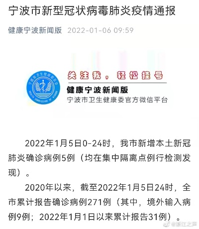 宁波疫情最新报告:宁波疫情最新消息今天新增病例