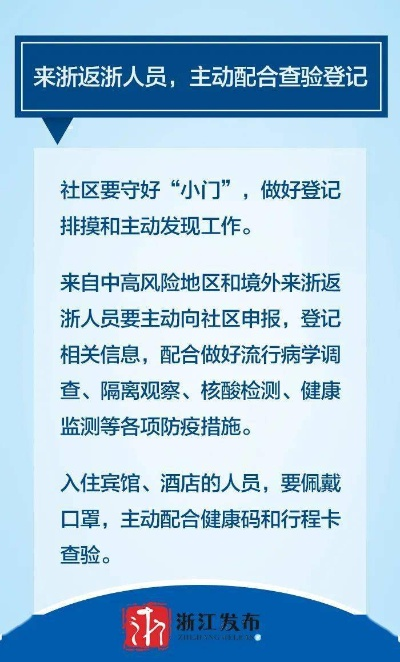 浙江多地优化调整防疫措施(浙江发布防疫新规) 浙江多地优化调整防疫措施(浙江发布防疫新规)