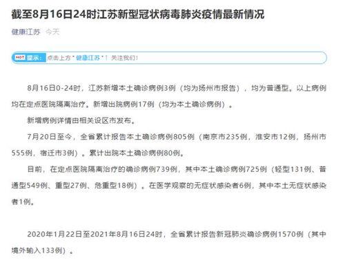 【江苏新增6例本土确诊病例,江苏新增本土确诊病例7例轨迹】