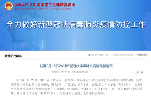 31省新增本土确诊43例:31省新增本土确诊病例40例 31省新增本土确诊43例:31省新增本土确诊病例40例