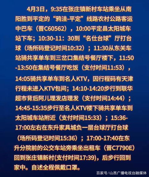 山西多地发布通报!公布密接者轨迹（山西出现1例确诊病例密接者）