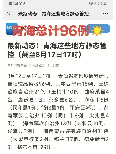 【青海省最近疫情情况,青海省疫情最新动态】