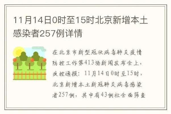 北京新增17例本土感染者(北京新增本土确诊7例) 北京新增17例本土感染者(北京新增本土确诊7例)