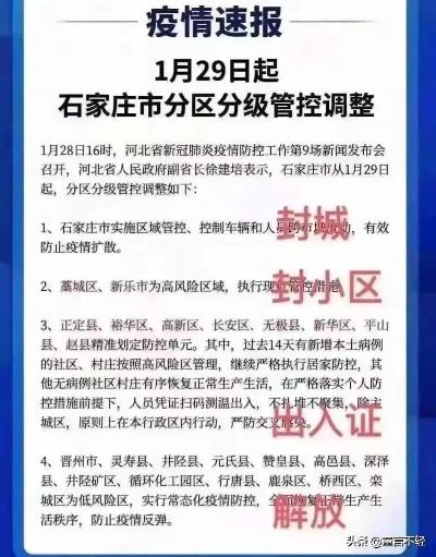 石家庄解封最新消息/石家庄解封最新时间表 石家庄解封最新消息/石家庄解封最新时间表