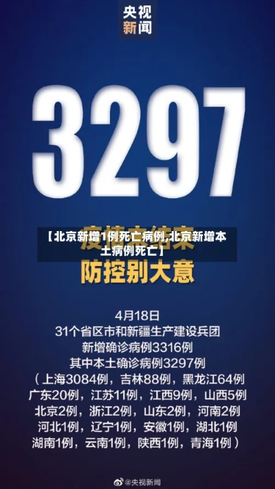 【北京通报新增1例死亡病例详情/北京新增死亡一例是什么情况】 【北京通报新增1例死亡病例详情/北京新增死亡一例是什么情况】