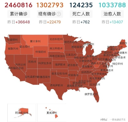 美国确诊超24万(美国确诊超1488万) 美国确诊超24万(美国确诊超1488万)