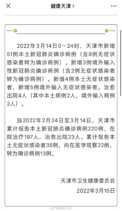 天津最新的疫情报告:天津最新疫情最新消息多少例了 天津最新的疫情报告:天津最新疫情最新消息多少例了