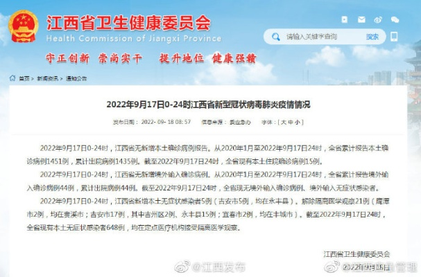 【江西疫情最新消息今天/江西疫情最新情况今天】 【江西疫情最新消息今天/江西疫情最新情况今天】
