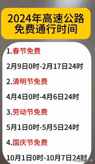 【十一高速路免费的时间2024/十一高速免费日期】 【十一高速路免费的时间2024/十一高速免费日期】