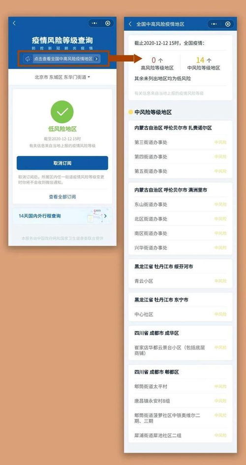 风险地区查询/风险地区查询2021