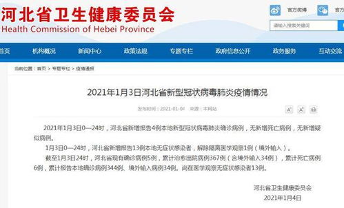 河北昨日新增4例本土确诊(河北昨日新增本地确诊病例) 河北昨日新增4例本土确诊(河北昨日新增本地确诊病例)
