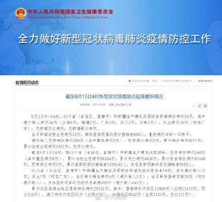 31省区市新增确诊10例/31省区市新增确诊病例15例