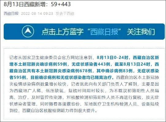 西藏疫情最新消息:西藏疫情最新消息2021 西藏疫情最新消息:西藏疫情最新消息2021