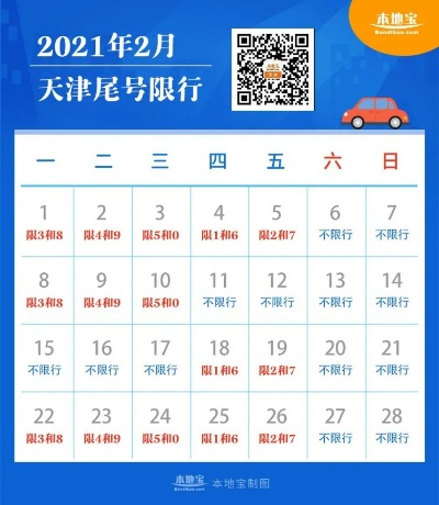 天津限号2022最新限号2月:2021天津限号表最新