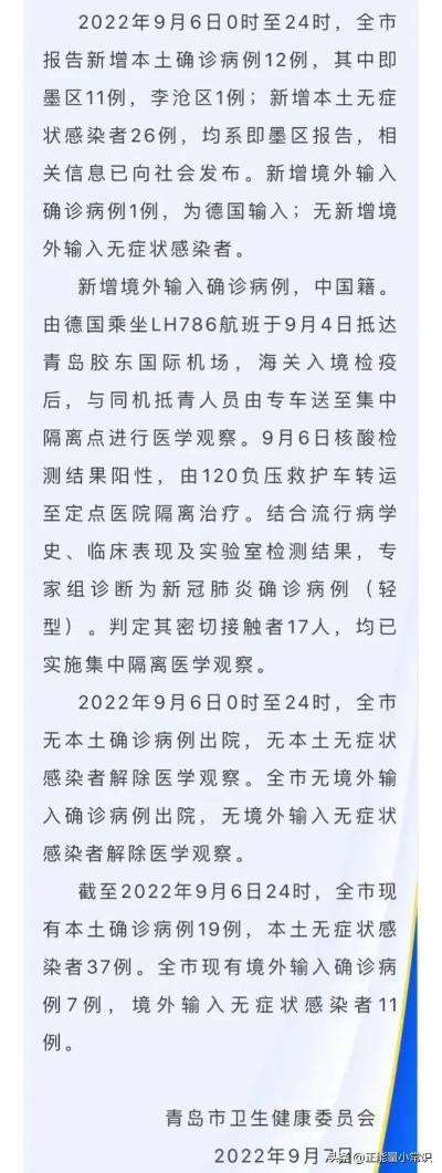 【青岛的最新疫情,青岛最新疫情?】